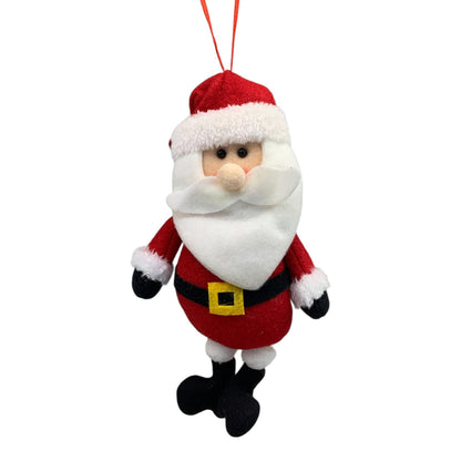 17817 - Plush Santa Tree Ornament - |Pod 2-10|
