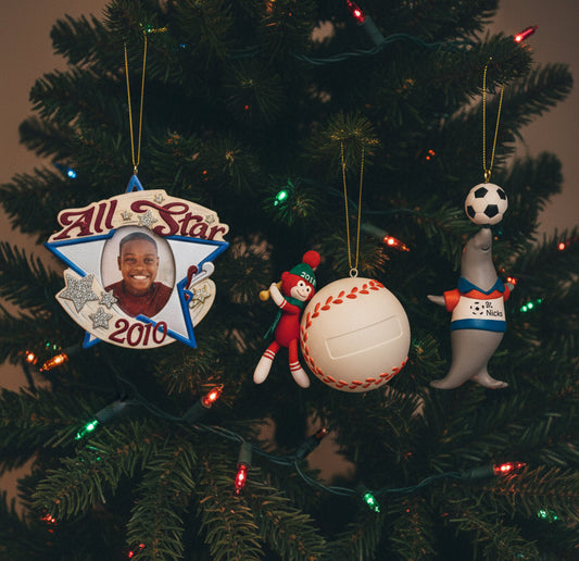 8781- Set of Three Sports Ornaments Hallmark Keepsake