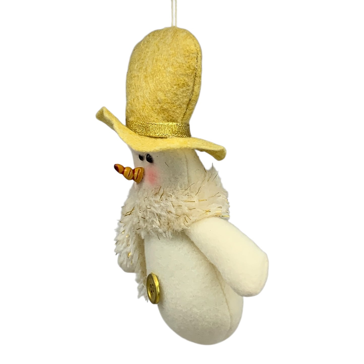 30801 - 6" Snowman Plush Gold Hat |Pod 2-10|