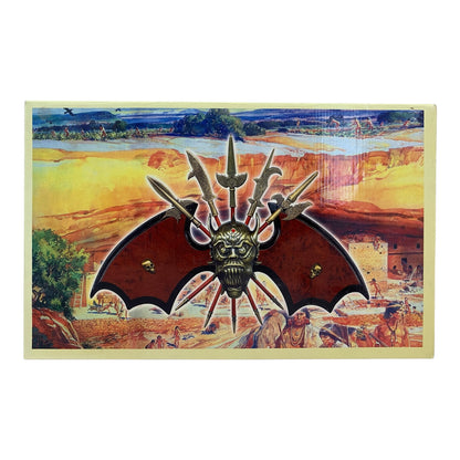 13630 - Bat 5 Pc Plaque With Weapons 15" |G-61-62-63|