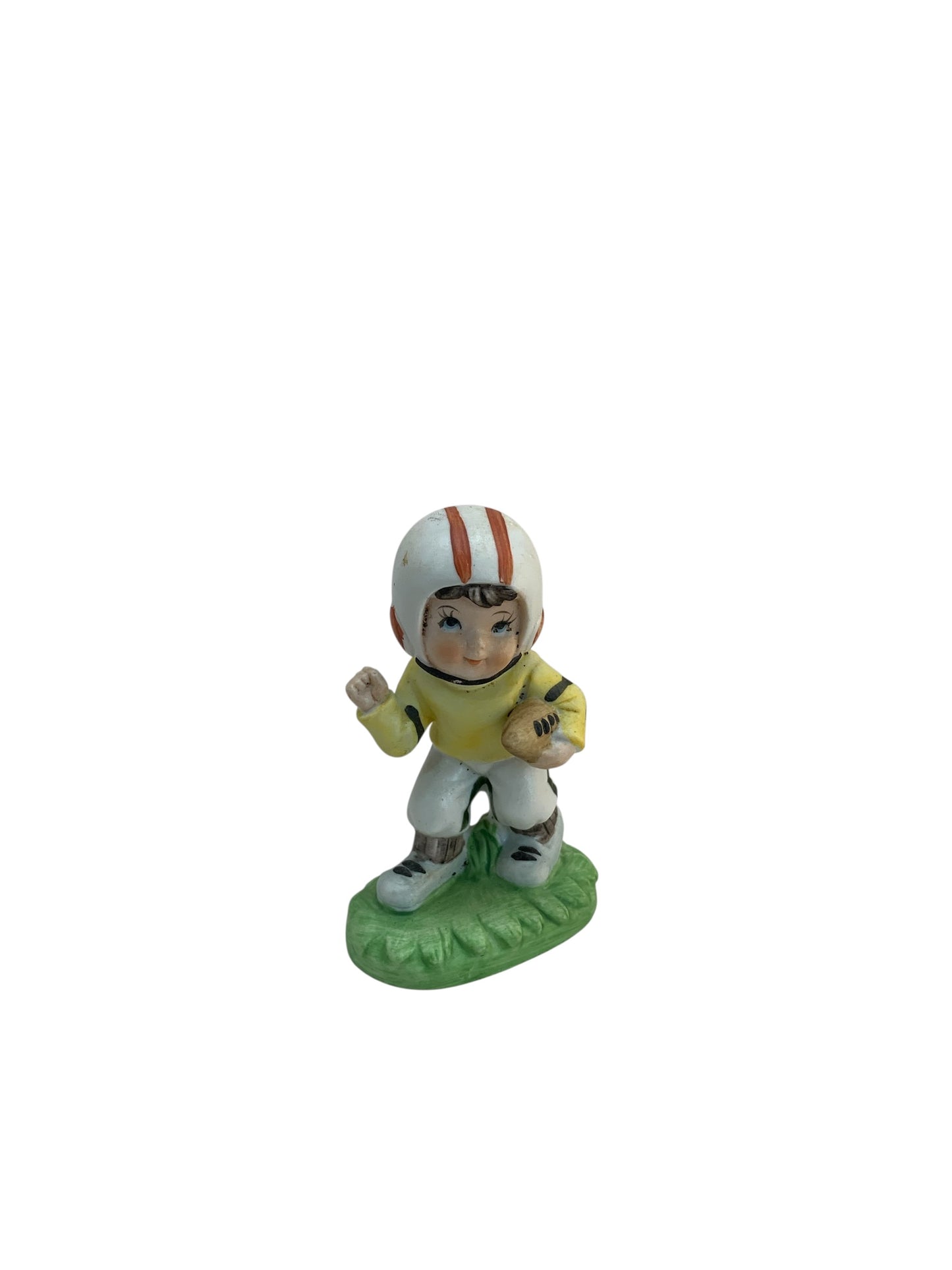 37313 - 4" VINTAGE CERAMIC FOOTBALL PLAYER |TBD|