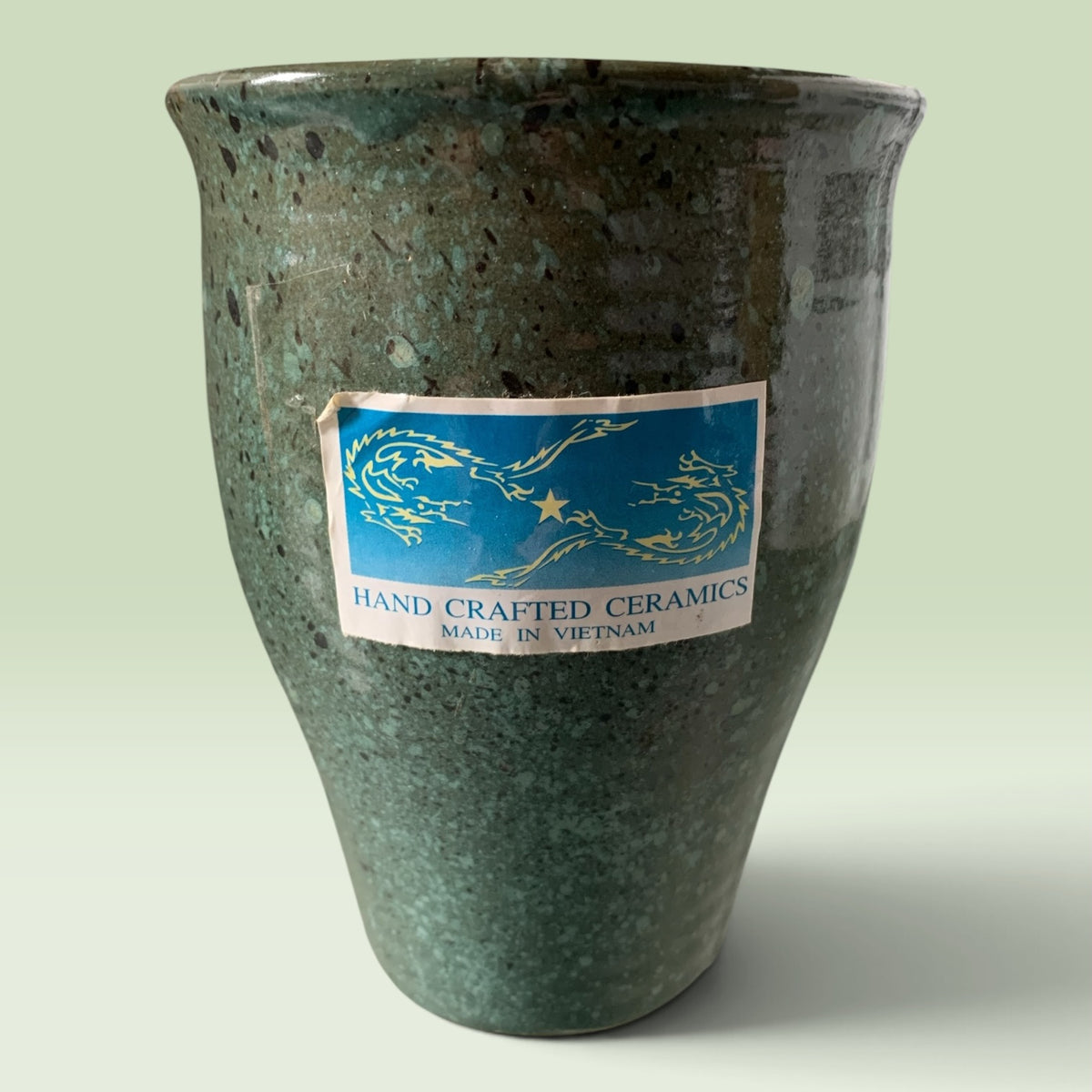 514 - Hand Crafted Green Vase 5' |TBD|