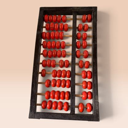13702 - 8x4" Black & Red Abacus |23-1|