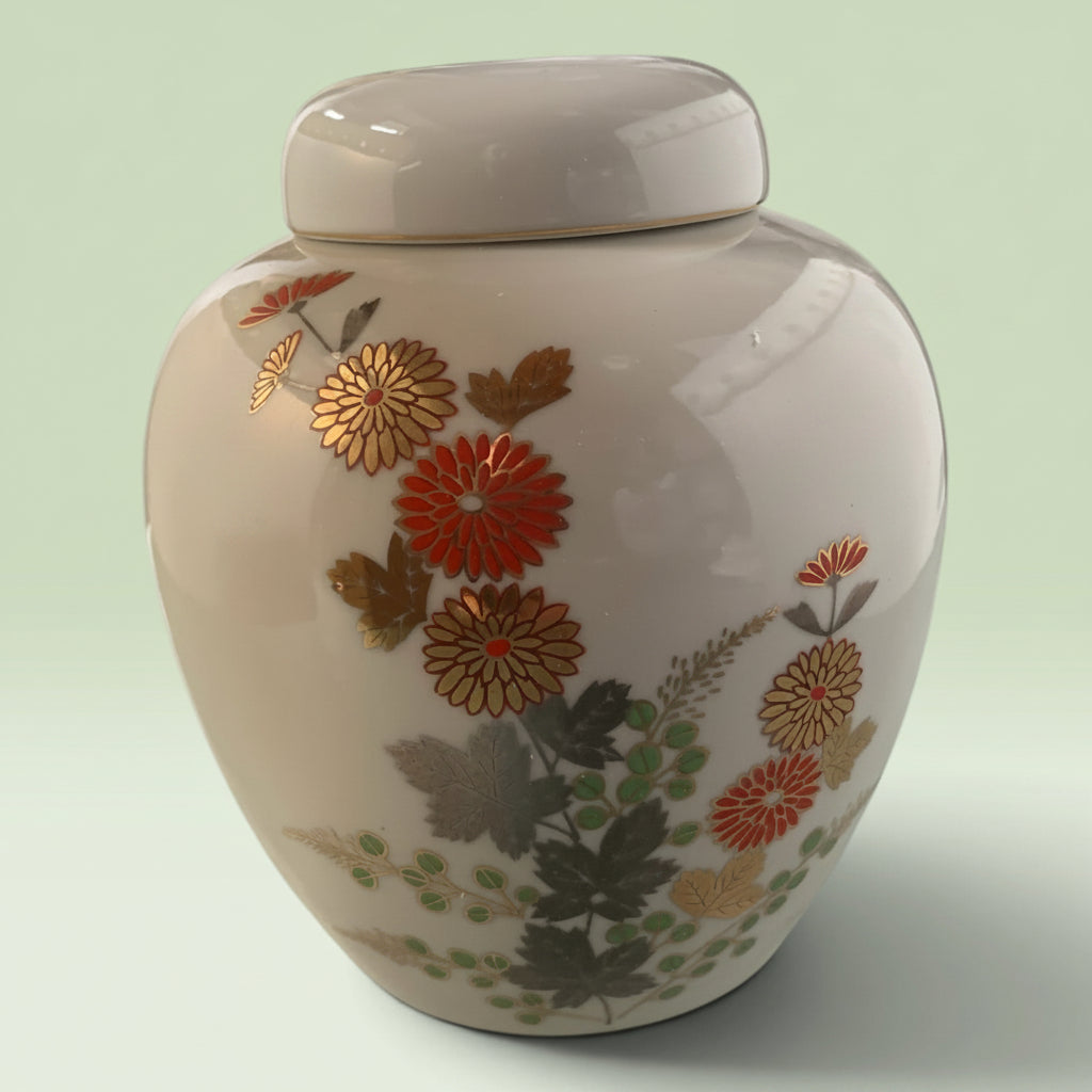 6328 - White Ginger Jar 6.5" |15-34|23-1|