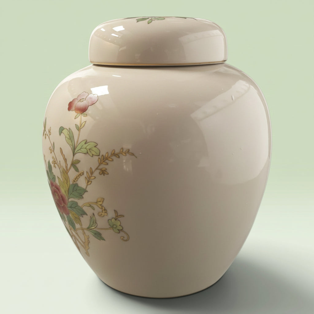 6328 - White Ginger Jar 6.5" |15-34|23-1|