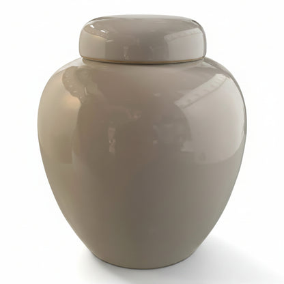 6328 - White Ginger Jar 6.5" |15-34|23-1|
