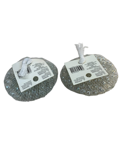 35228 - Set of Two 12 oz Bags Decorative Fillers Clear Marble Stone |12-25|