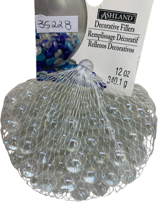 35228 - Set of Two 12 oz Bags Decorative Fillers Clear Marble Stone |12-25|