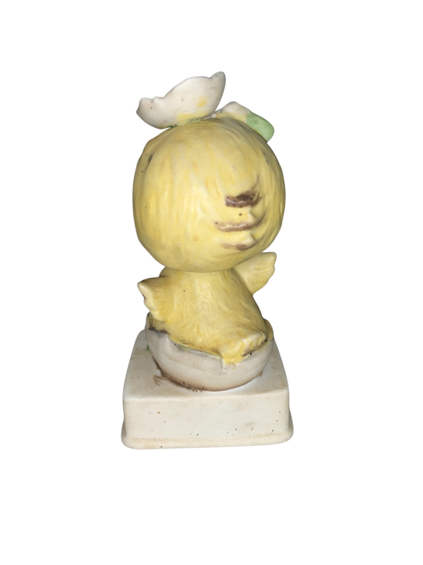 34987 - Vintage Lefton Happy Birthday Ceramic 4" Duck |H-10|