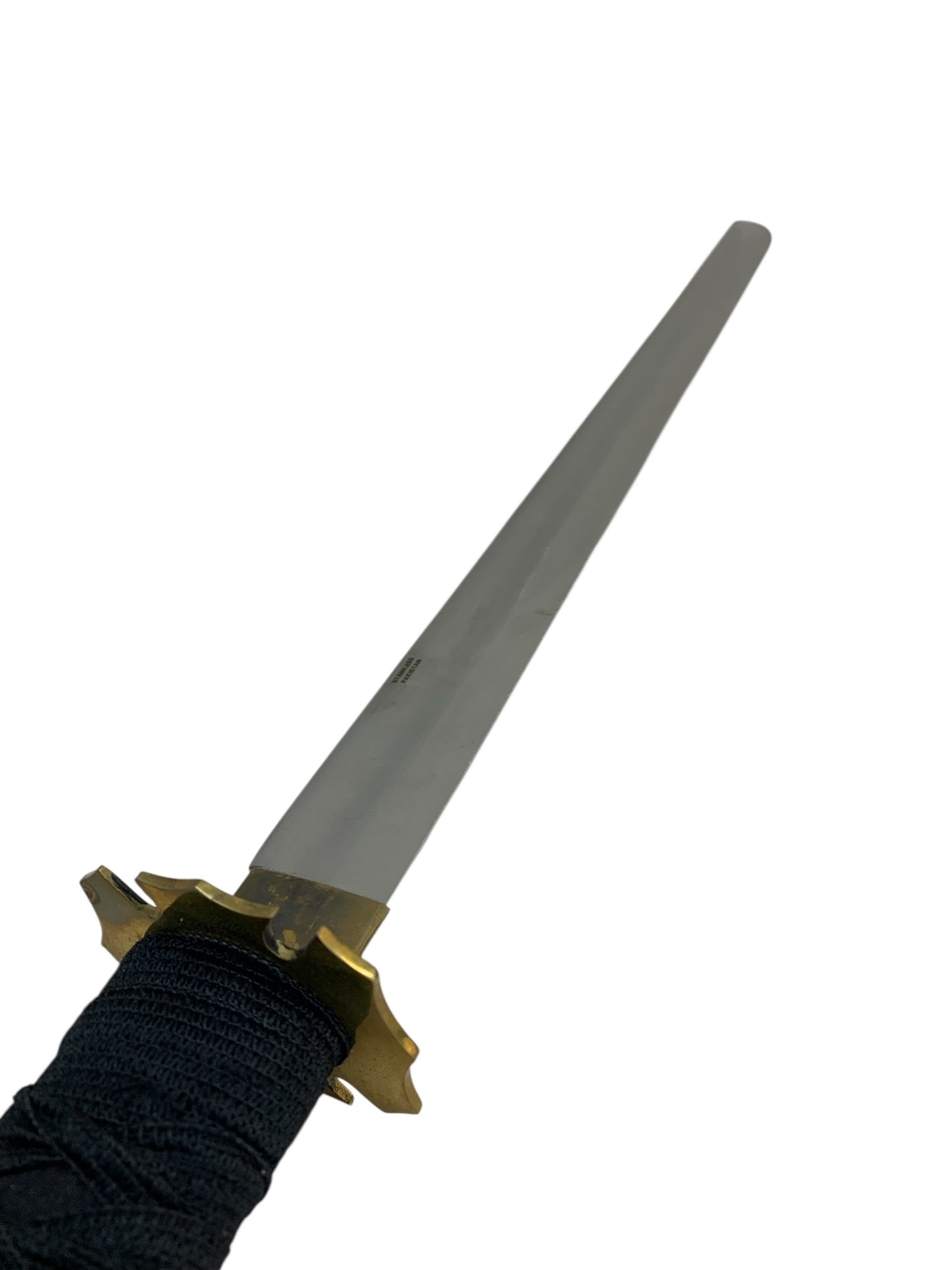 12292 - Ninja Cloth Black Sword 8" Hilt 18" Steel Blade |26-C|