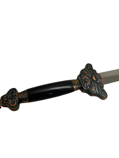 3348 - 38" Tai Chi Black Traditional Sword - |3-G Down|