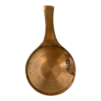 26002 - 6" Vintage Brass Fondue Pot Bunner