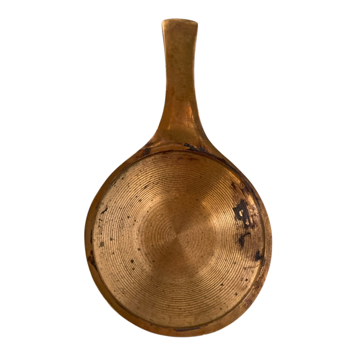 26002 - 6" Vintage Brass Fondue Pot Bunner