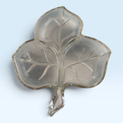 34274 - 6.5" Clear Glass Leaf Candy Dish |TBD|