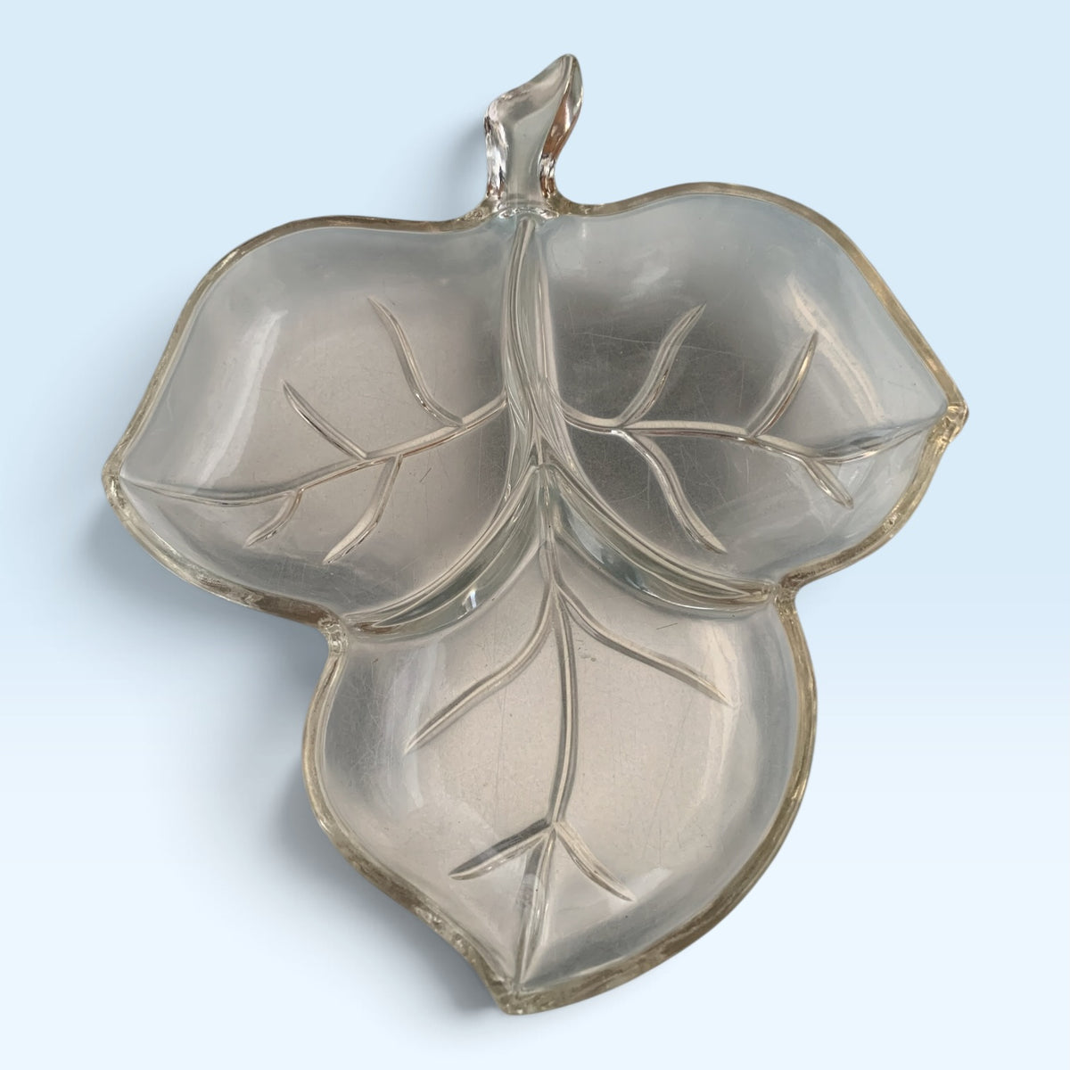 34274 - 6.5" Clear Glass Leaf Candy Dish |TBD|