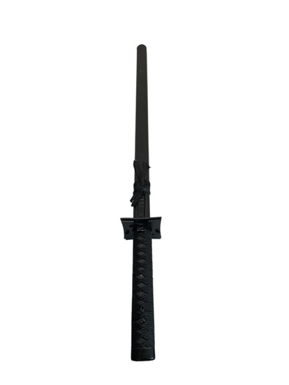 11746 - Ninja Warrior Chrome 440 Stainless Steel 26" Blade 9" Cloth Hilt |Back Garage|