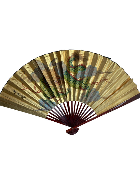 34717 - 65-Inch Gold Dragon Wall Fan |Box 9|