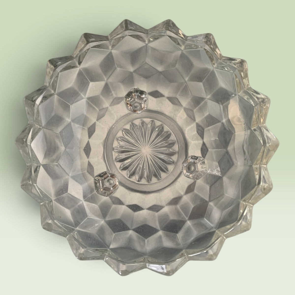 34278 - 6" Glass Candy Dish |F-16|