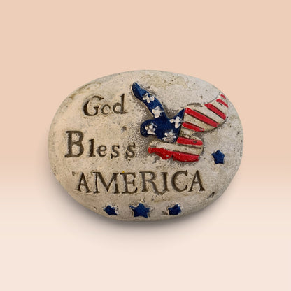 20174 - God Bless America 4" Garden Stone |TBD|