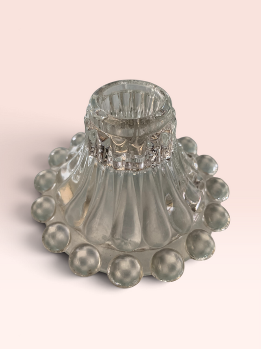 1708 - Boopie Vintage Candle Holder 2 3/4" Base 1" Top |6-7|