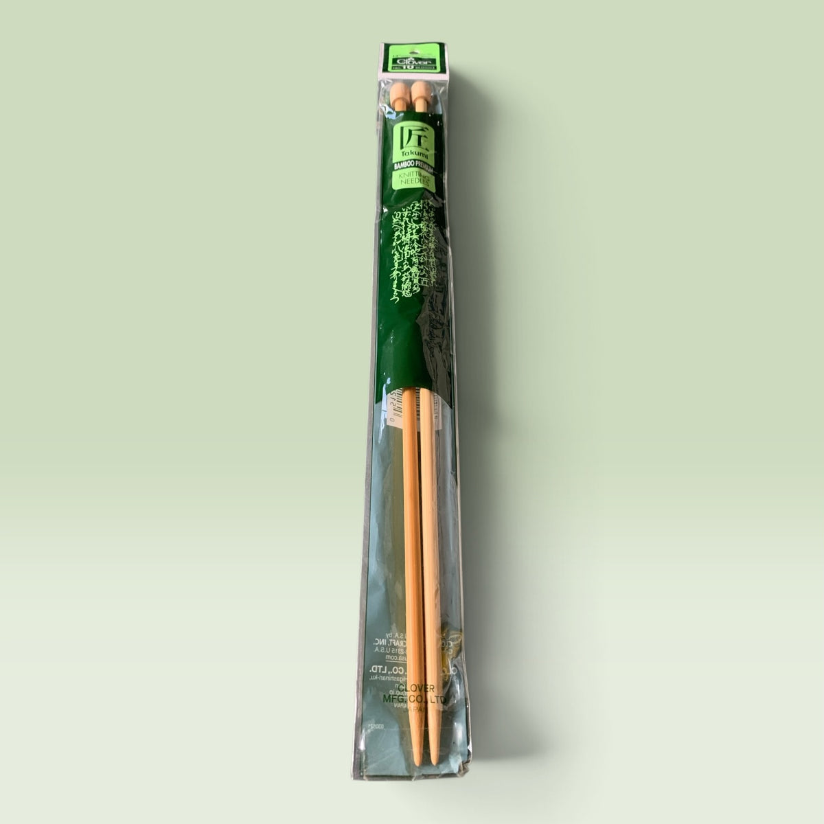 5602 - Clover Bamboo Needles No. 10 13" |23-6|