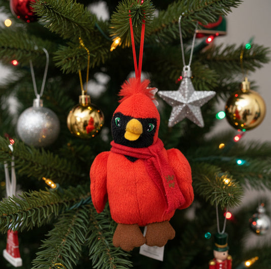 29170 - Cardinal Plush Ornament 6" |Pod 2-10|