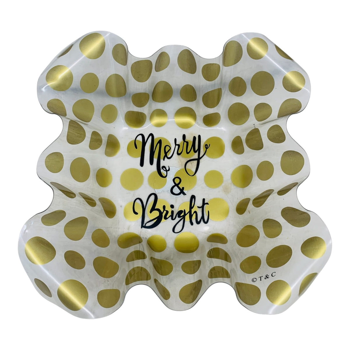21320 - Set Of Three Bowls 11" Merry & Bright Bowl |23-1|