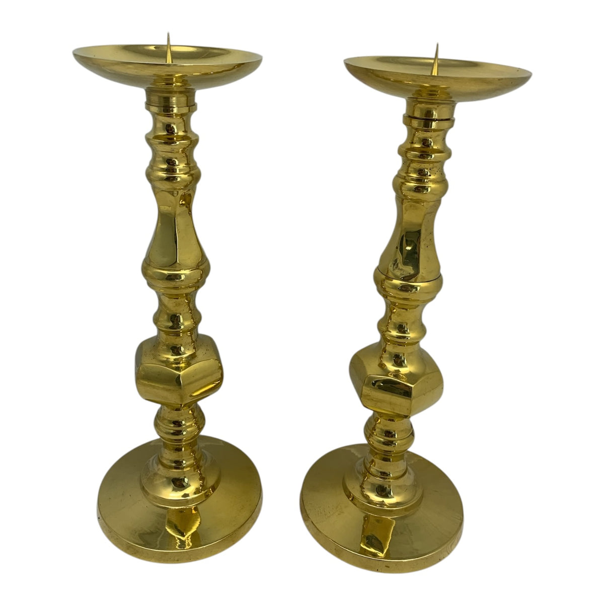 9056 - 12" Brass Candle Holder |A-19|