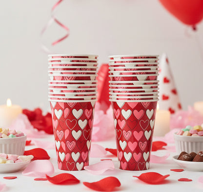 39193 - 24 11.5 oz Valentine Party Cups 5" |TBD|