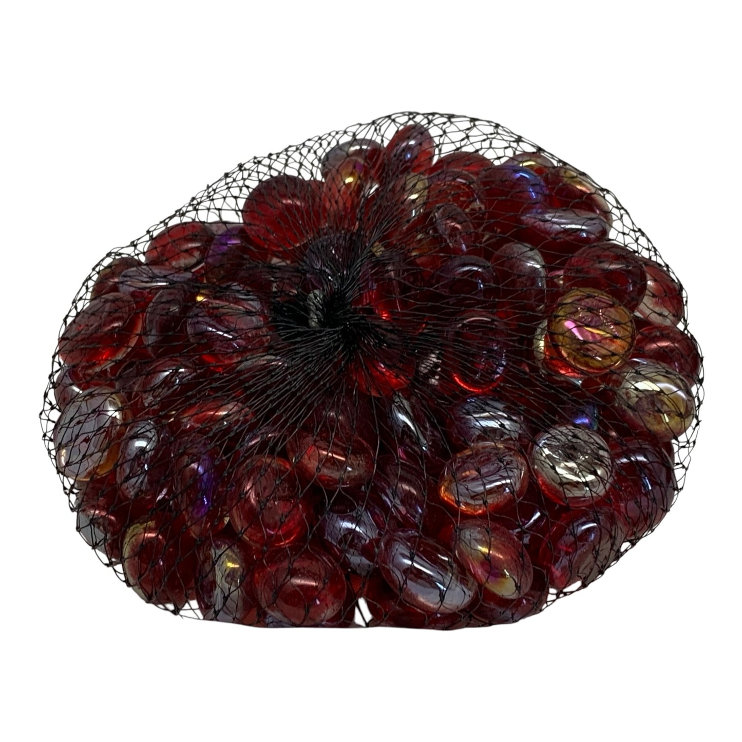 35239 - Two Packs of Ten Oz Each Dark Red Glass Pebbles Fillers |TBD|