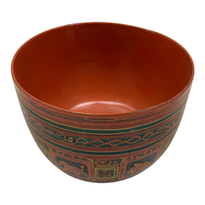 19900 - Burmese Lacquered Bowls - |9-18|