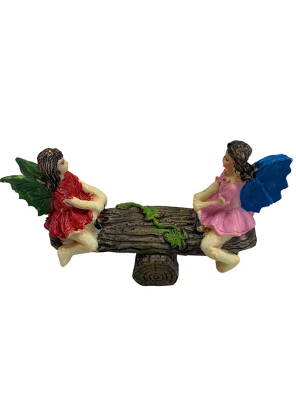 24346 - 4" 2 Color Fairies - On Seesaw |X-79|