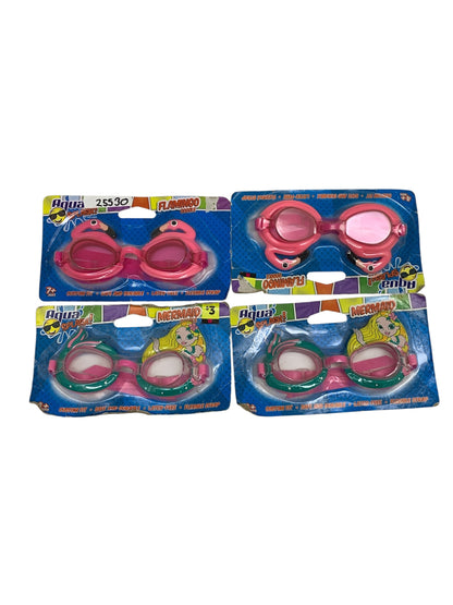25530 - Flamingo and Mermaid Swim Goggles Set of Four 7" |TBD|
