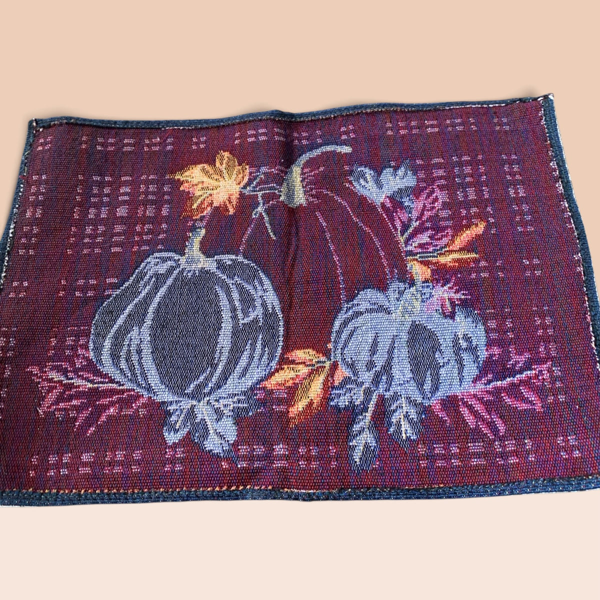 32491 - Pumpkin Tapestry Placemat - |F-16| Sent to pics 9/26 GK