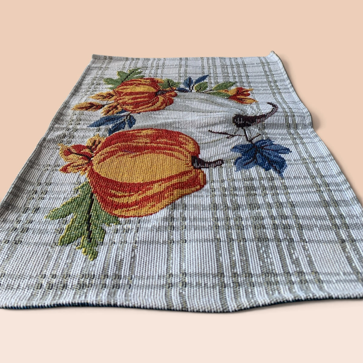 32491 - Pumpkin Tapestry Placemat - |F-16| Sent to pics 9/26 GK