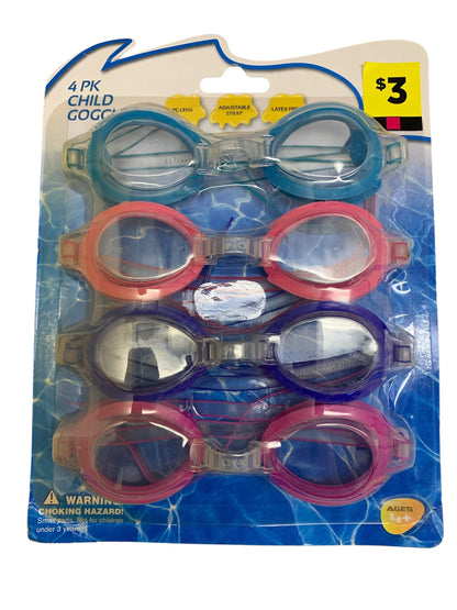 24377 - Set of 2 4 Pack Kid Goggles 7" |TBD|