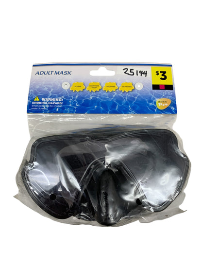 25144 - Black and Lime Green Adult Swim Mask Goggles Set 7" |TBD|