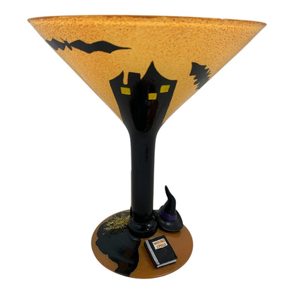 8373 - Giant 12" Witch Martini Glass |F-29|