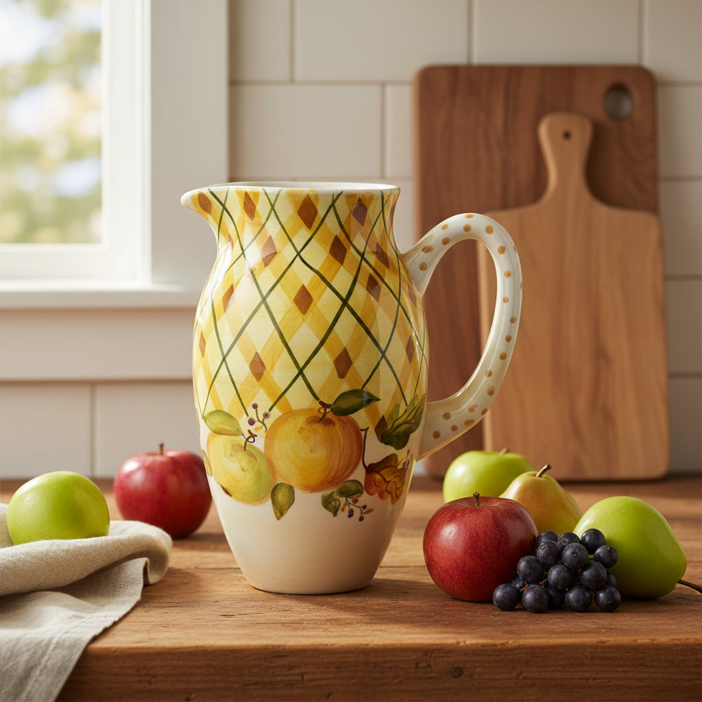 27350 - 3 qt Lemon Pitcher - |A-16 Top|