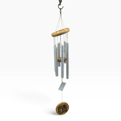 19931 - Love Kanji Windchime Wood Alum |TBD|