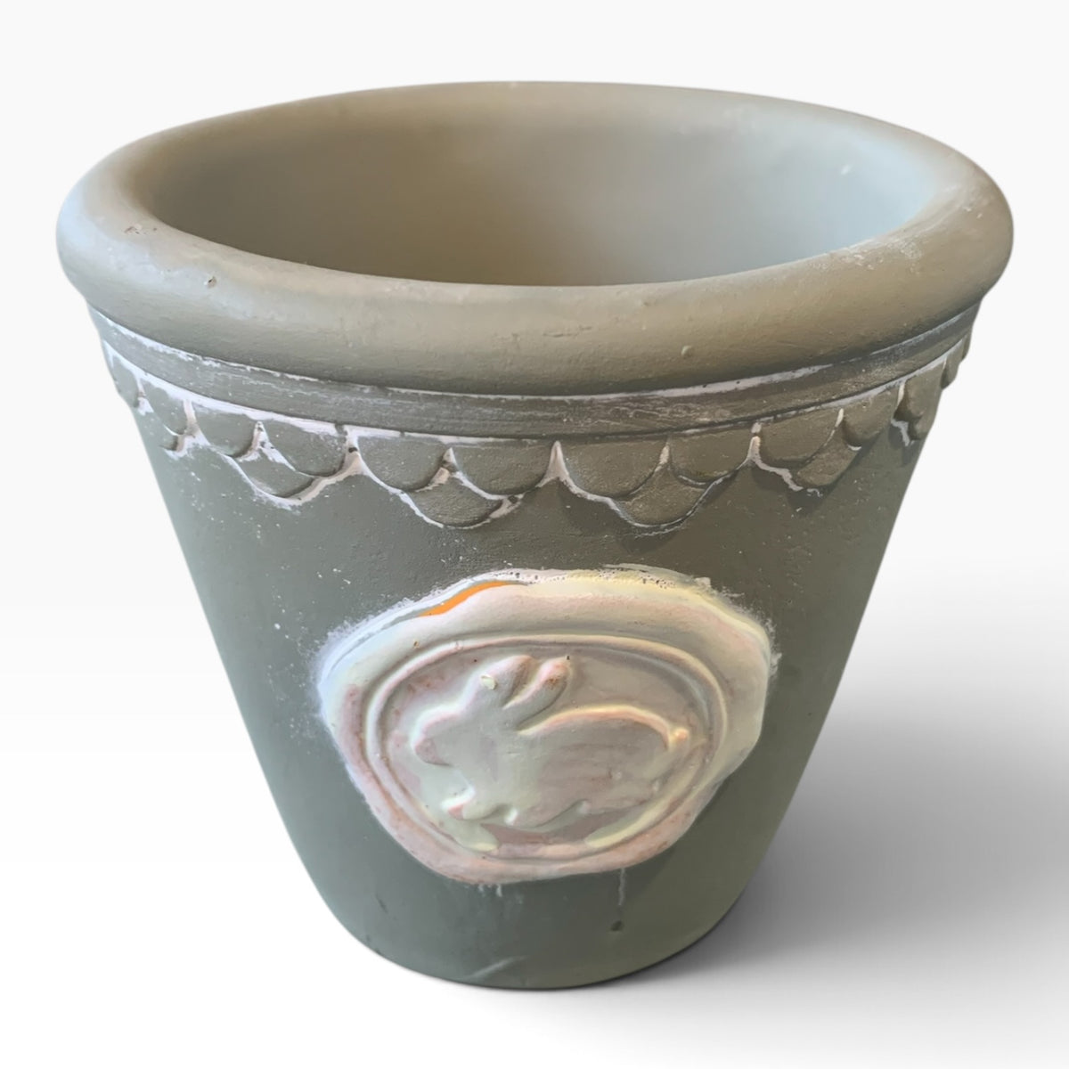 35303 - Bunny Gray Pot 4" - |23-1|