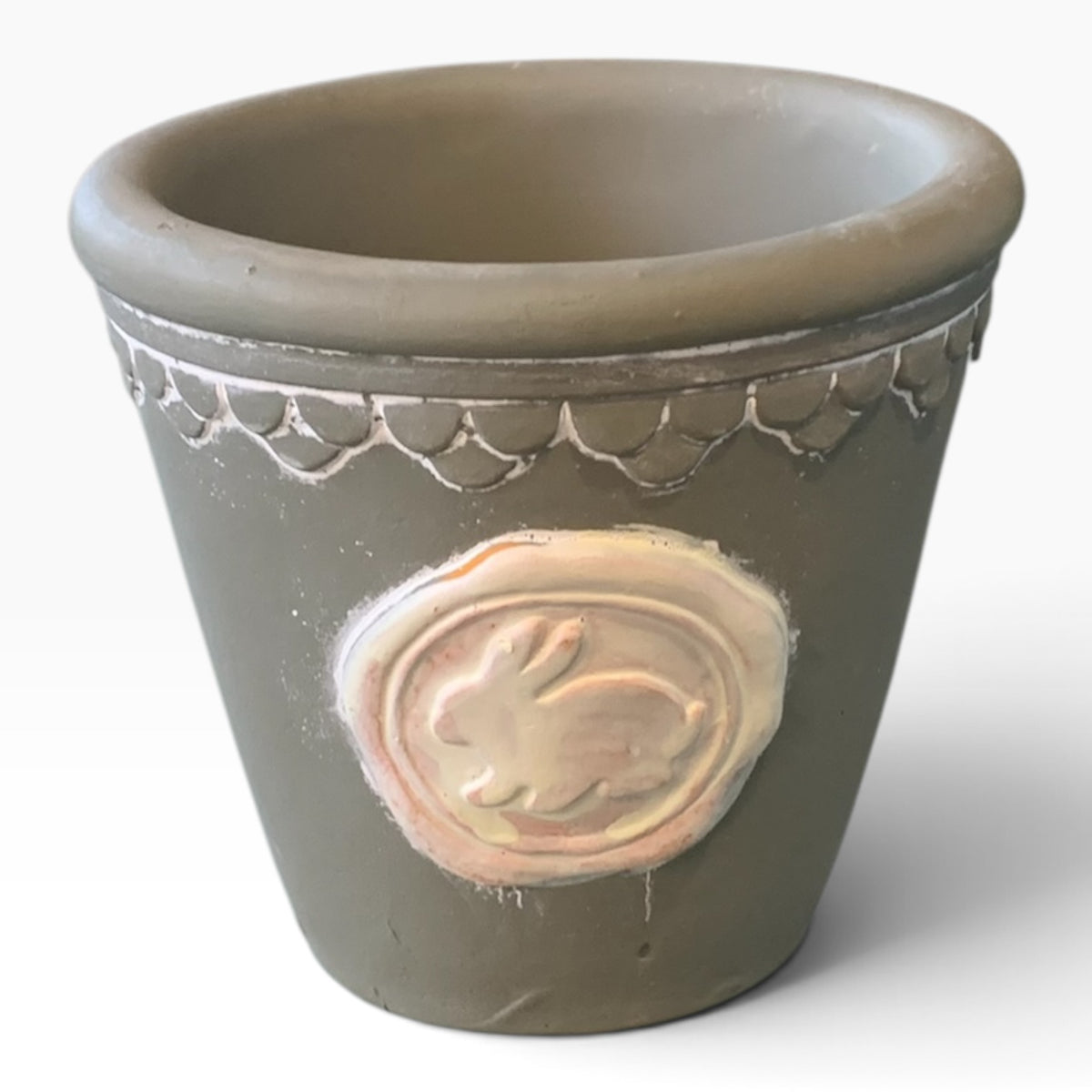 35303 - Bunny Gray Pot 4" - |23-1|