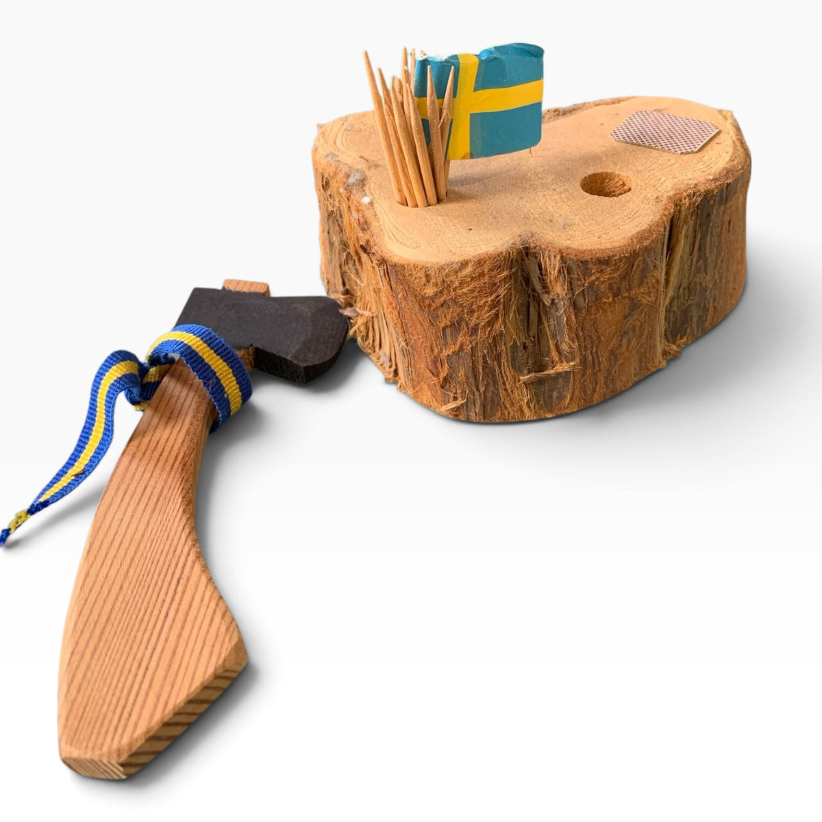 1416 - Stockholm 1989 Hatchet Toothpick Match Holder - |TBD|