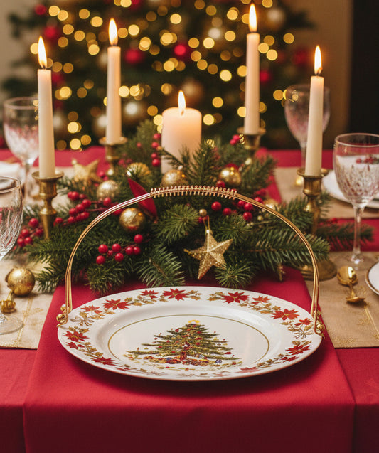 4756 - 10" Christmas Plate Server |TBD|