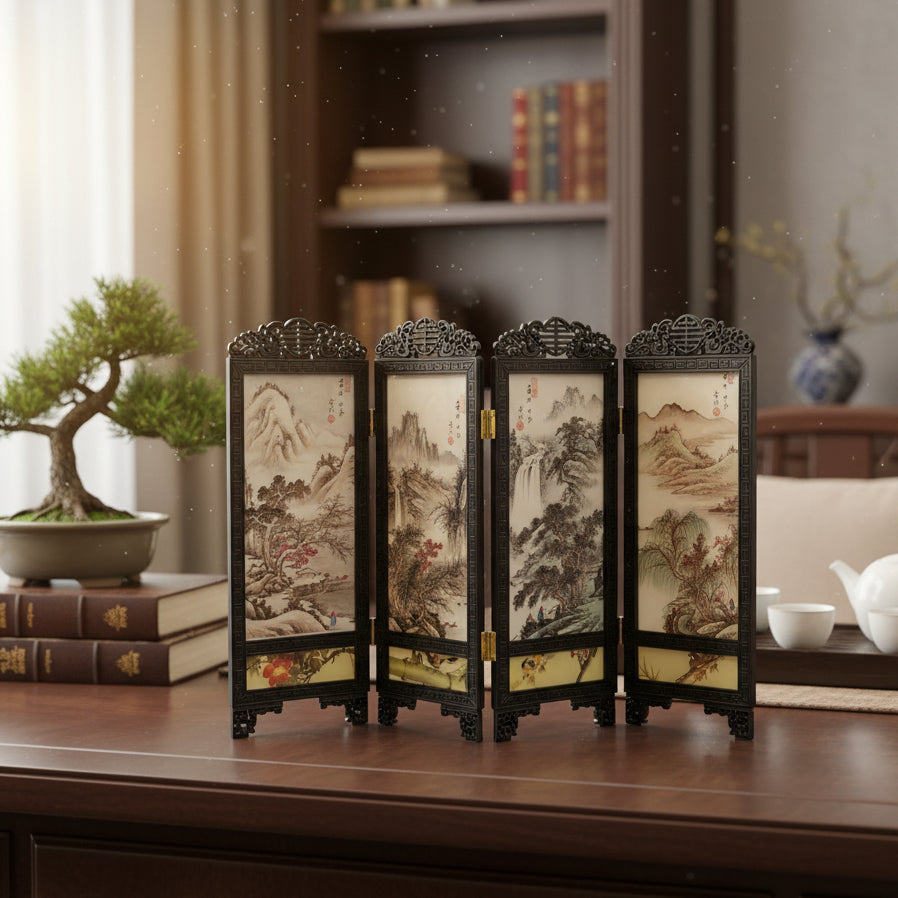 15943 - Mountains Folding Screen 11" |F-20|