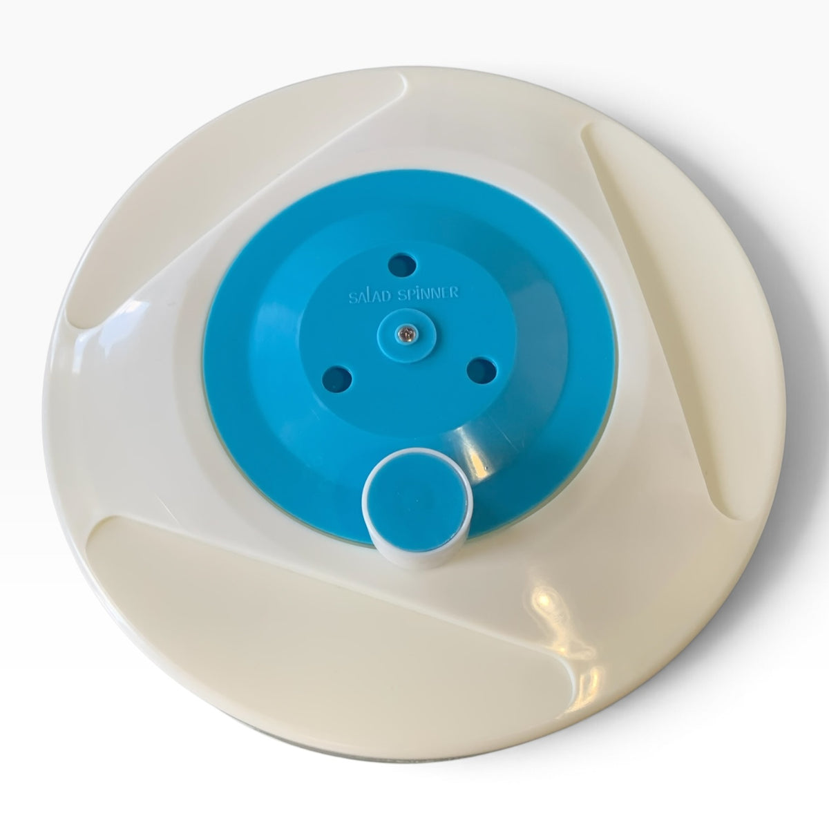 20037 - Salad Spinner White, Blue -|TBD|