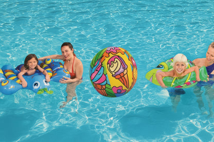 28412 - Butterfly Animal Pool Mat, 24" Beach Ball, Fish Swim Ring Set |TBD|