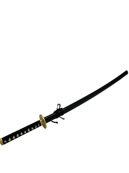 34692 - Samurai Black Sword with Dragon Suba 440 Stainless Blade 41 Inches |TBD|