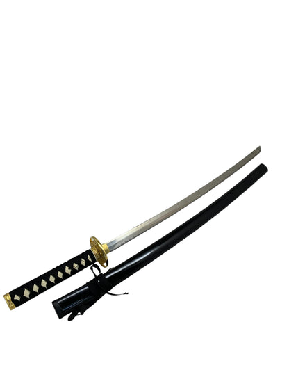 34692 - Samurai Black Sword with Dragon Suba 440 Stainless Blade 41 Inches |TBD|