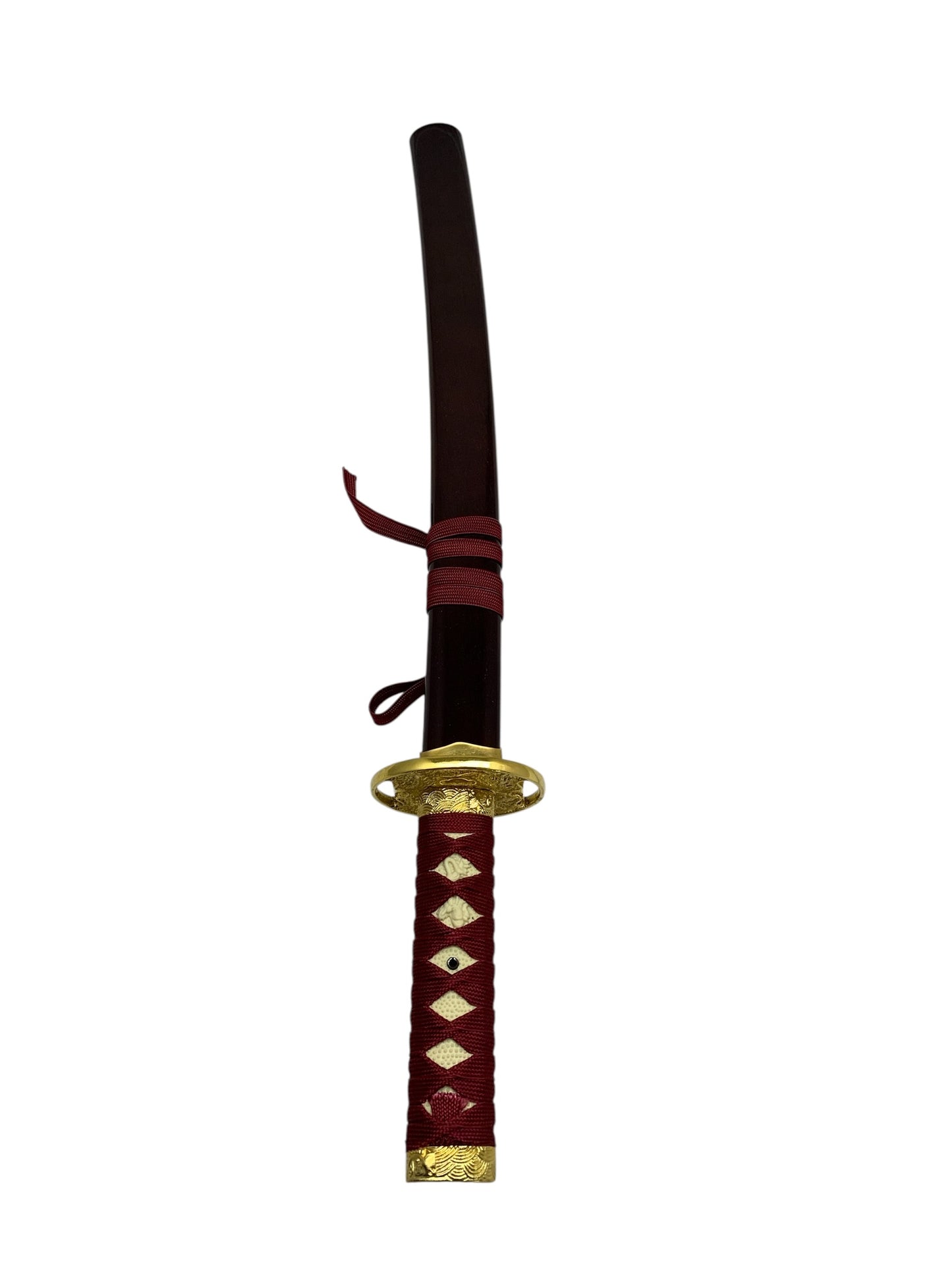 4022 - Burgundy Wakisashi w/ Gold 26" |6-D Down|